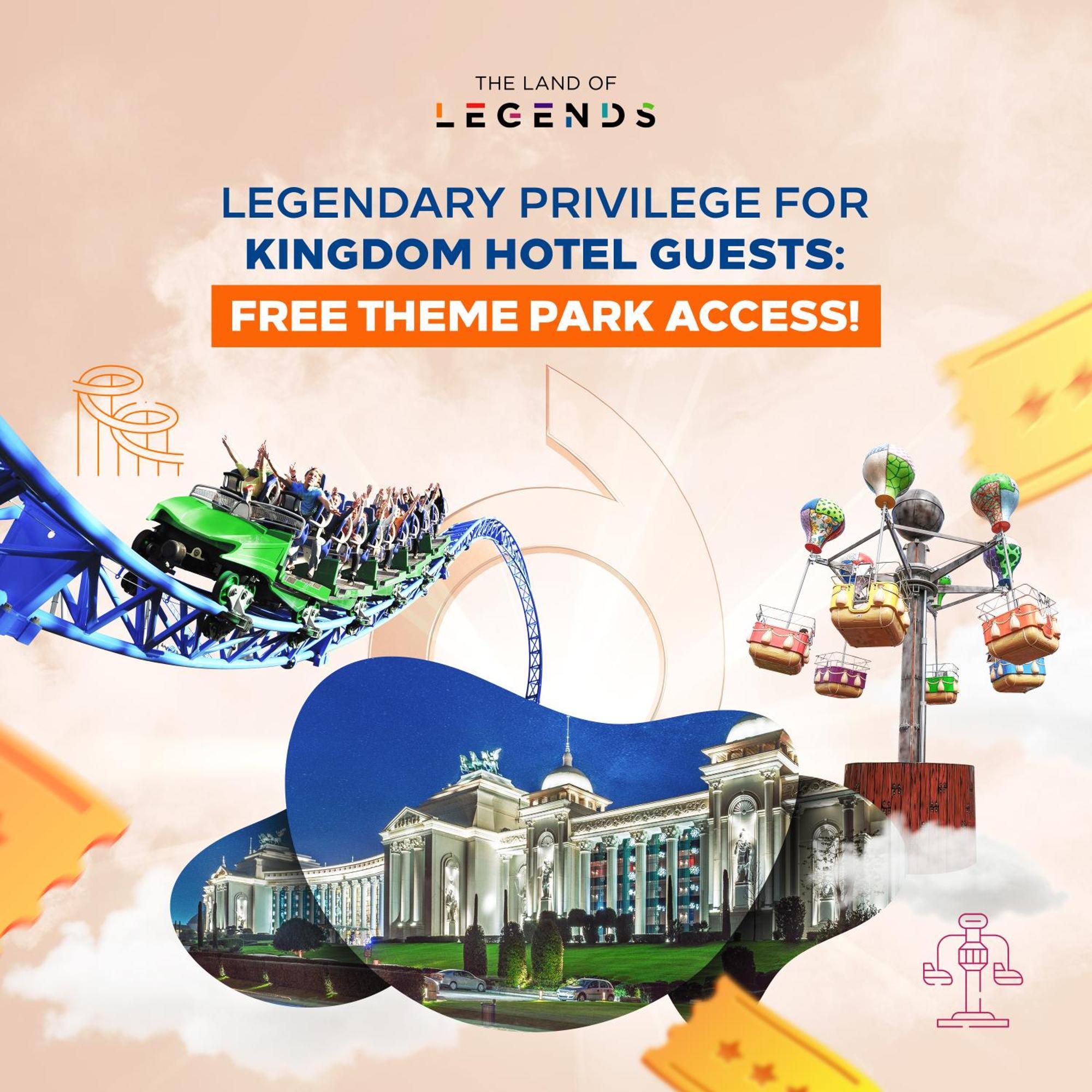 The Land Of Legends Kingdom Hotel - All-In Concept Belek Exterior photo Kingdom Hotel Free Theme Park Access